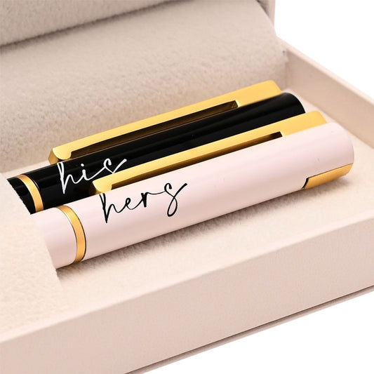 Anniversary Gift For Couples - Set of 2 Pens - His & Hers