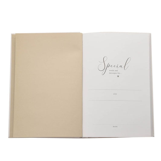 Wedding Guest Book - White
