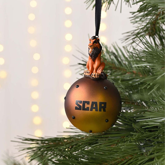 Disney Scar On A Glass Bauble