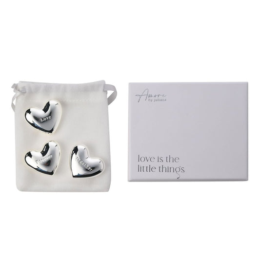 Love Silver Plated Charms