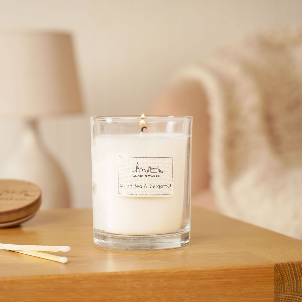 Green Tea & Bergamot Lidded Candle 226g