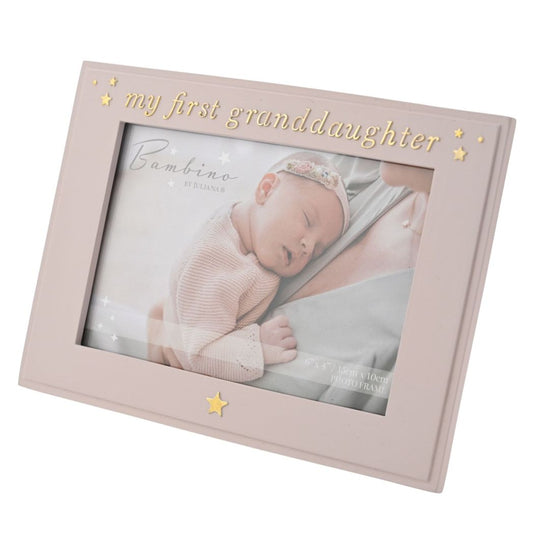 Grandma Gift - 'My First Granddaughter' Photo Frame 6" x 4"