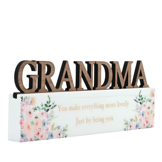 Grandma Gift - Garden Word Plaque