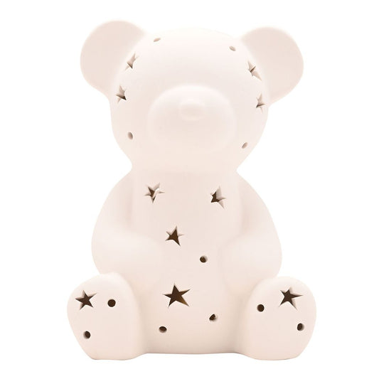 Baby Gift Nursery Room Ceramic Teddy Bear Nightlight