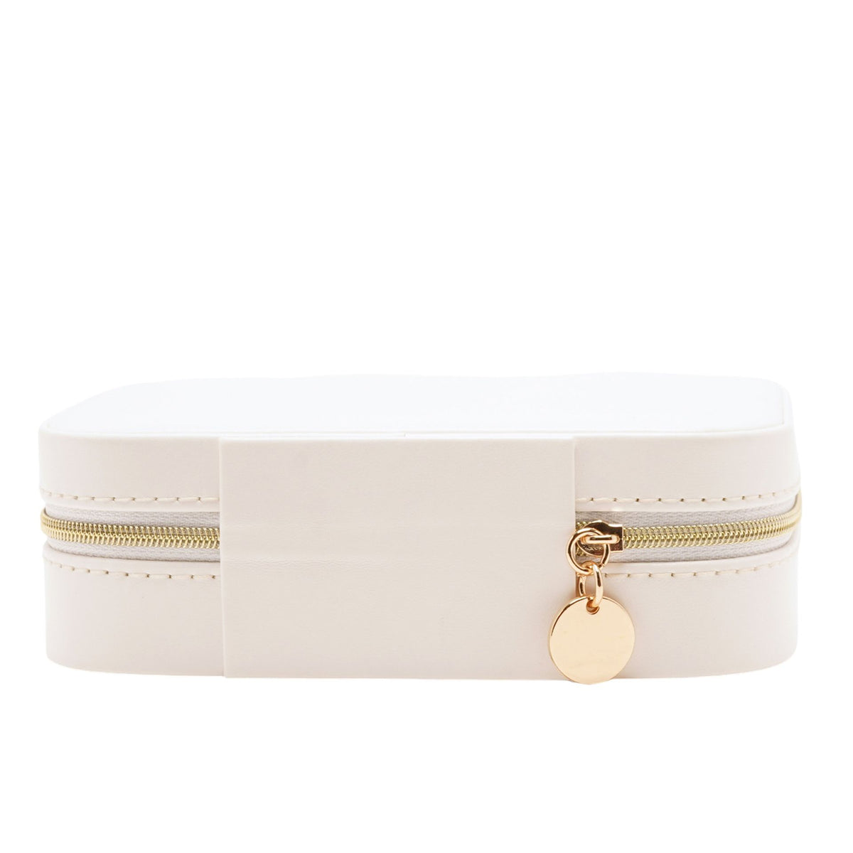 White & Blue Floral Jewellery Box