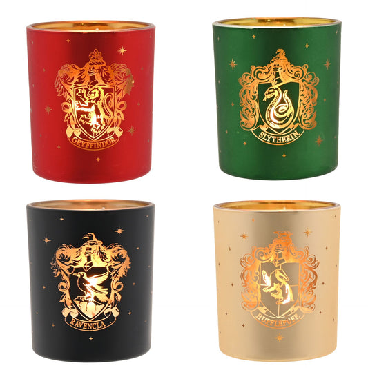 Set of 4 Harry Potter Tealight Holders - Houses