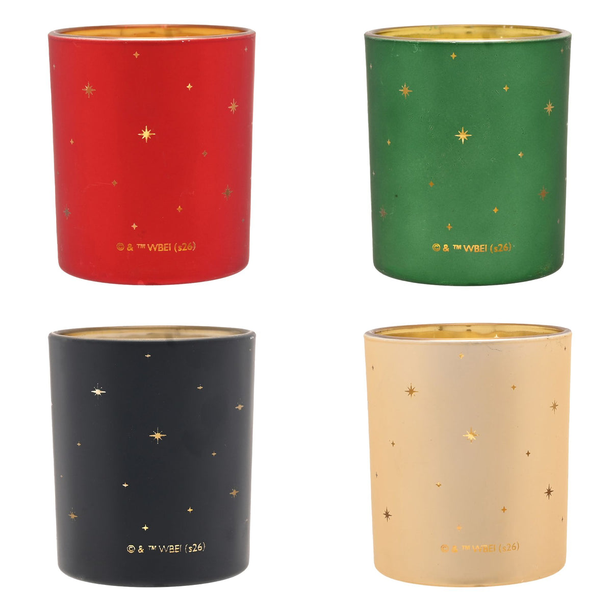 Set of 4 Harry Potter Tealight Holders - Houses