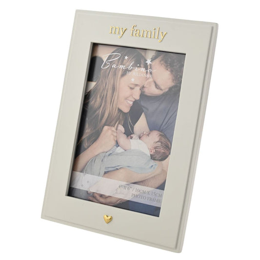 'My Family' Photo Frame 4" x 6"