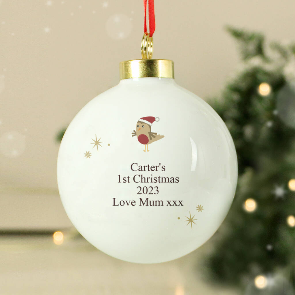 Baby's First Christmas Bauble Gift For Children