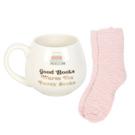 Book Lover Gifts Good Books Mug And Socks Set