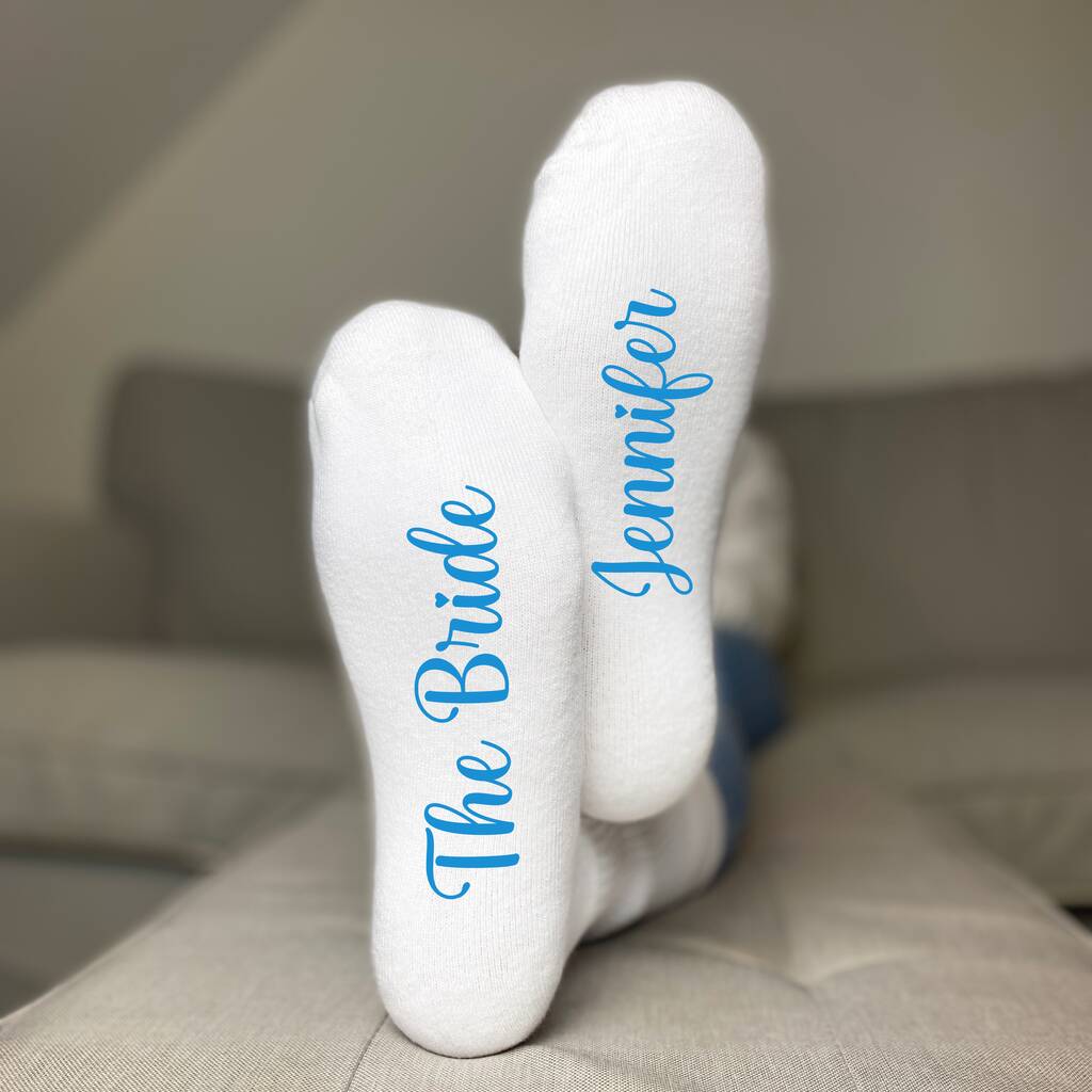 Bride Socks Personalised Hen Do And Wedding Gifts