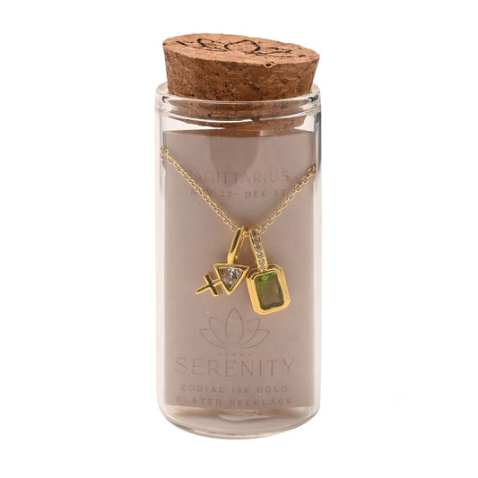 Zodiac 18k Gold Plated Necklace - Sagittarius