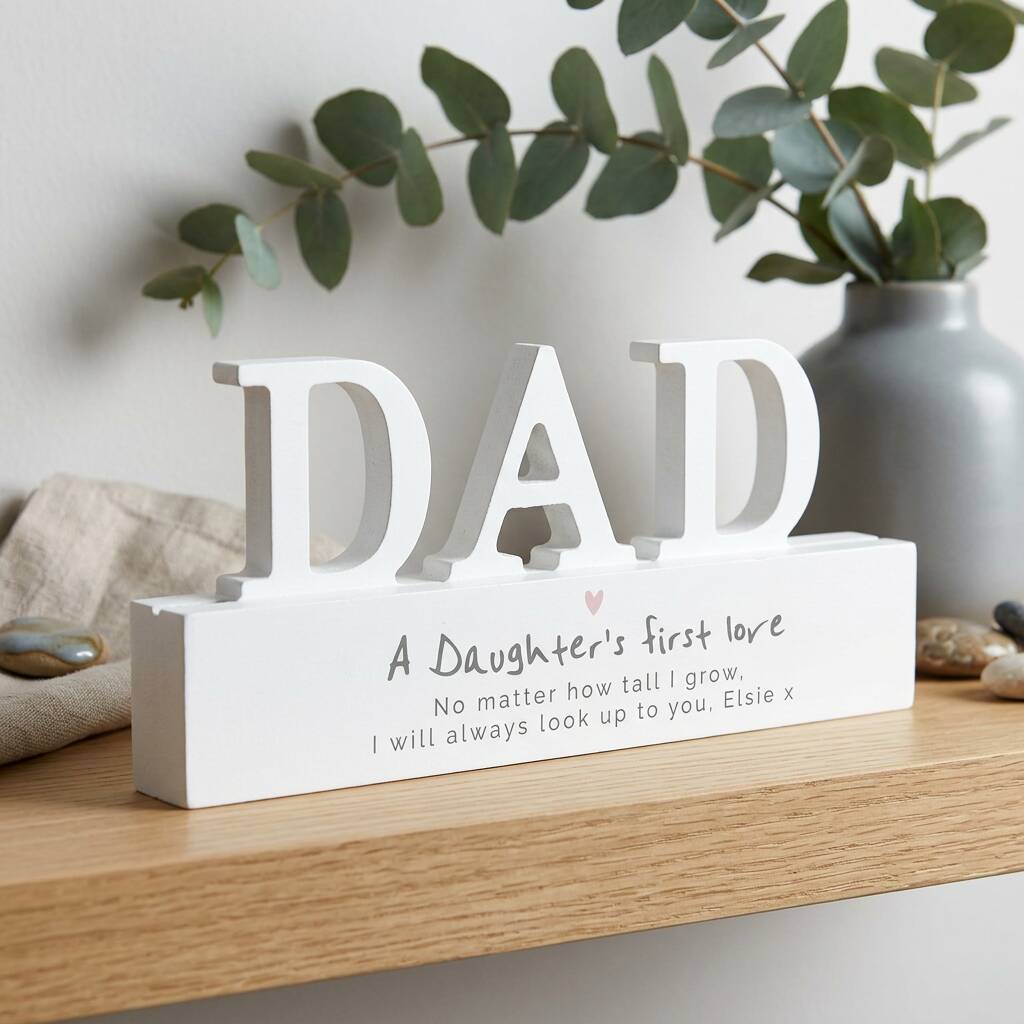 Dad Gifts Daughter's First Love Dad Ornament