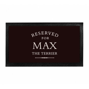 Dog Gifts Personalised Dog Feeding Mat Pet Reserved For Mat