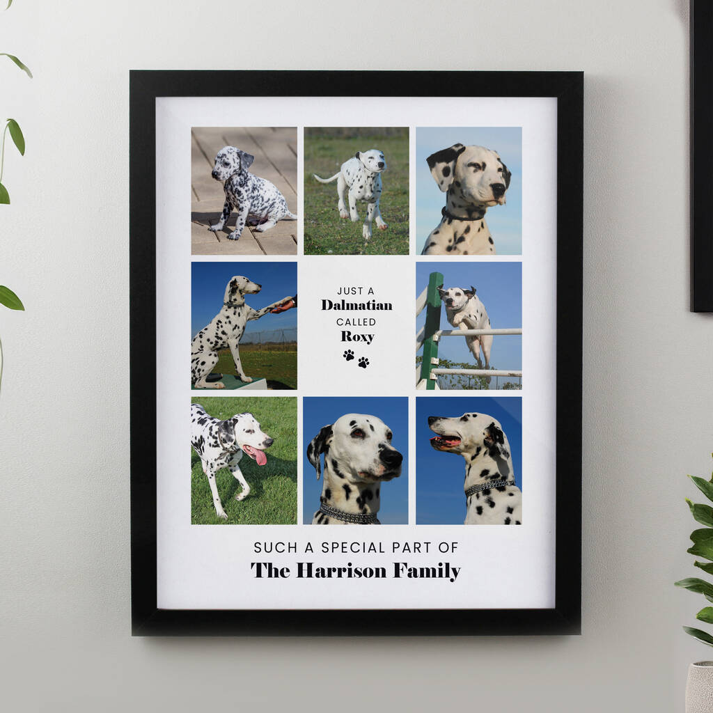 Dog Photo Collage Print Pet Owner Gifts
