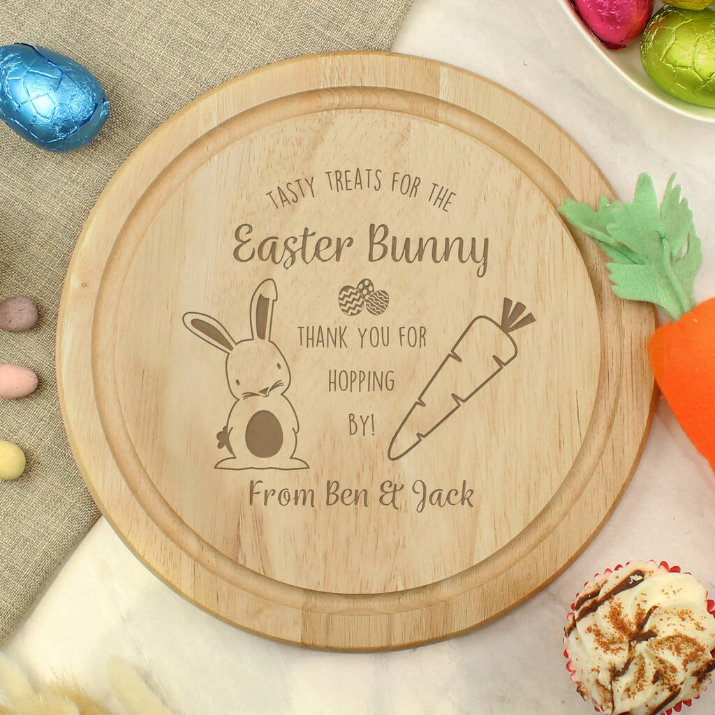 Easter Gift For Children Personalised Easter Bunny Treat Board