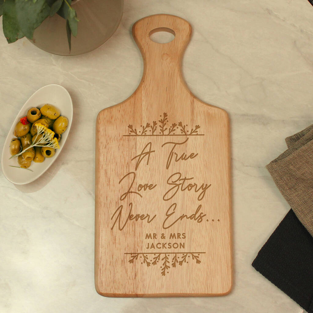 Engraved Wooden Chopping Board Gifts For Couples
