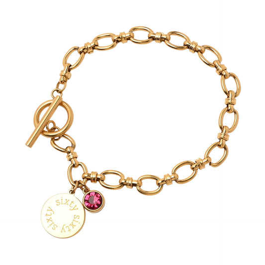 60th Birthday Gift For Her Milestone Bracelet