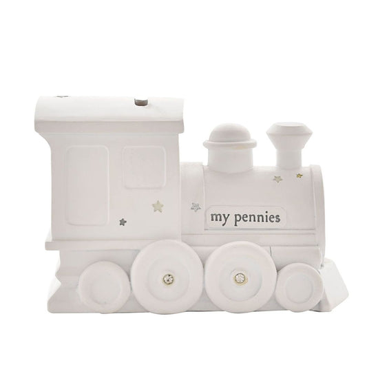 Train Money Box - Christening Gift