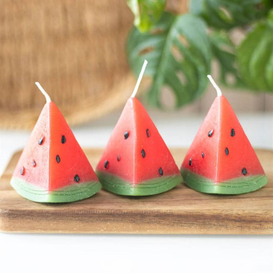 Fruit Shaped Candles Orange Lemon Strawberry Watermelon