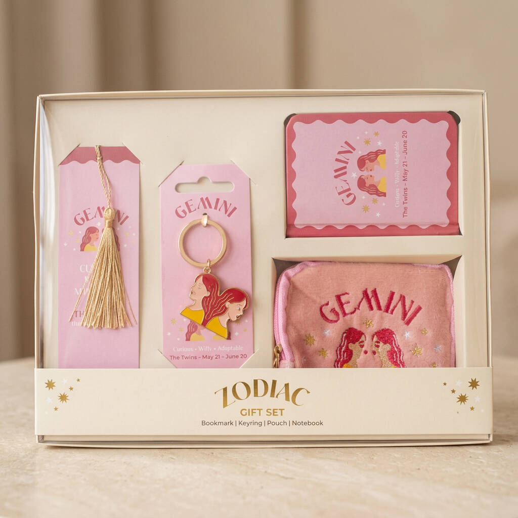 Gifts For Her Zodiac Sign Set Four Pieces