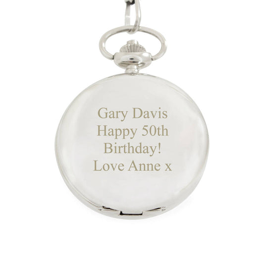 Gifts For Him Personalised Pocket Watch For Men