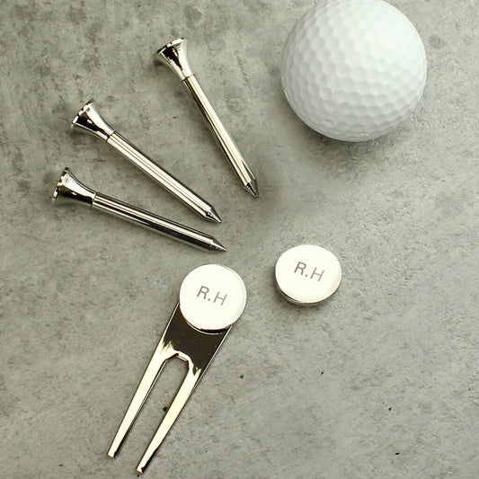 Golf Gift Set Silver Plated Gifts For Golfers