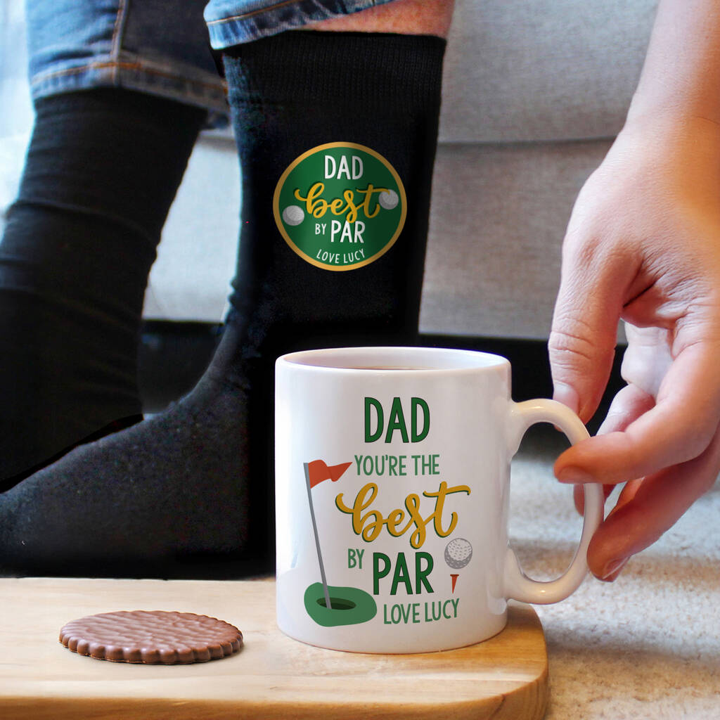 Golf Gifts For Him Best By Par Socks And Mug