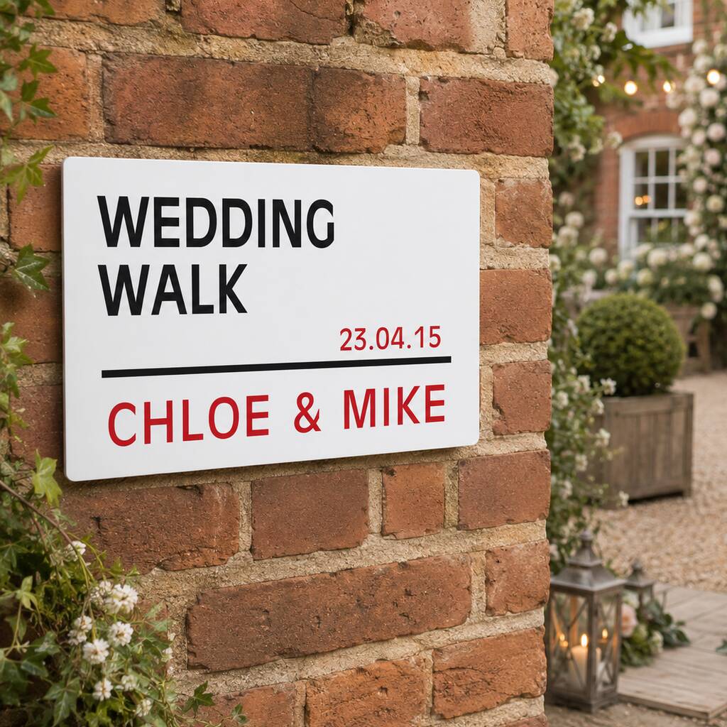 London Street Sign Personalised New Home And Couples Gift
