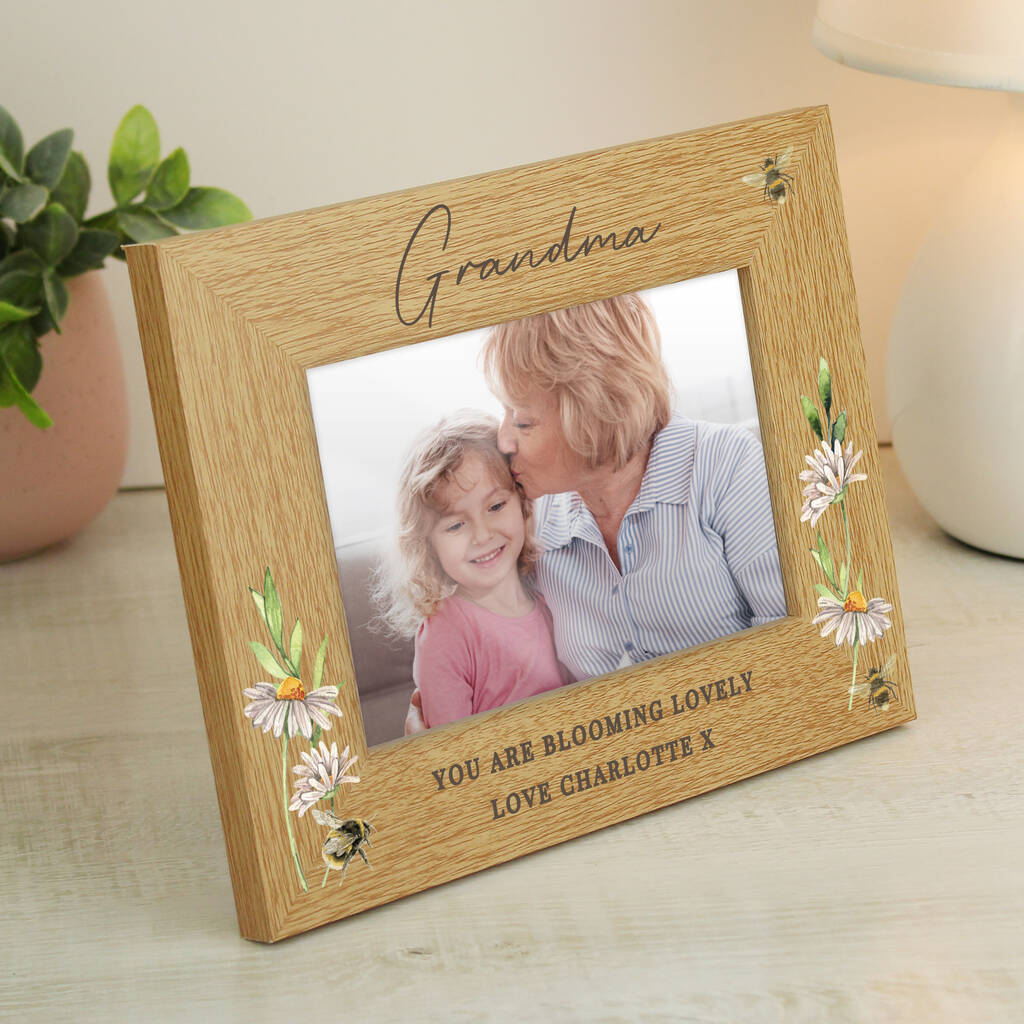 Gift For Women Personalised Wooden Photo Frame