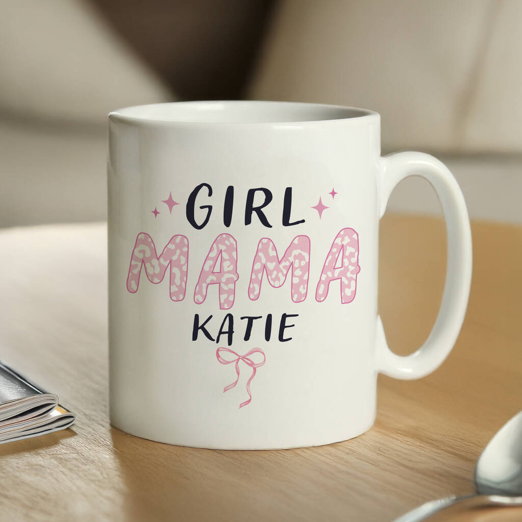 New Mum Gifts Girl Mama Personalised Mug