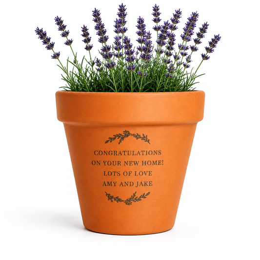 Housewarming Gifts Personalised Plant Pot