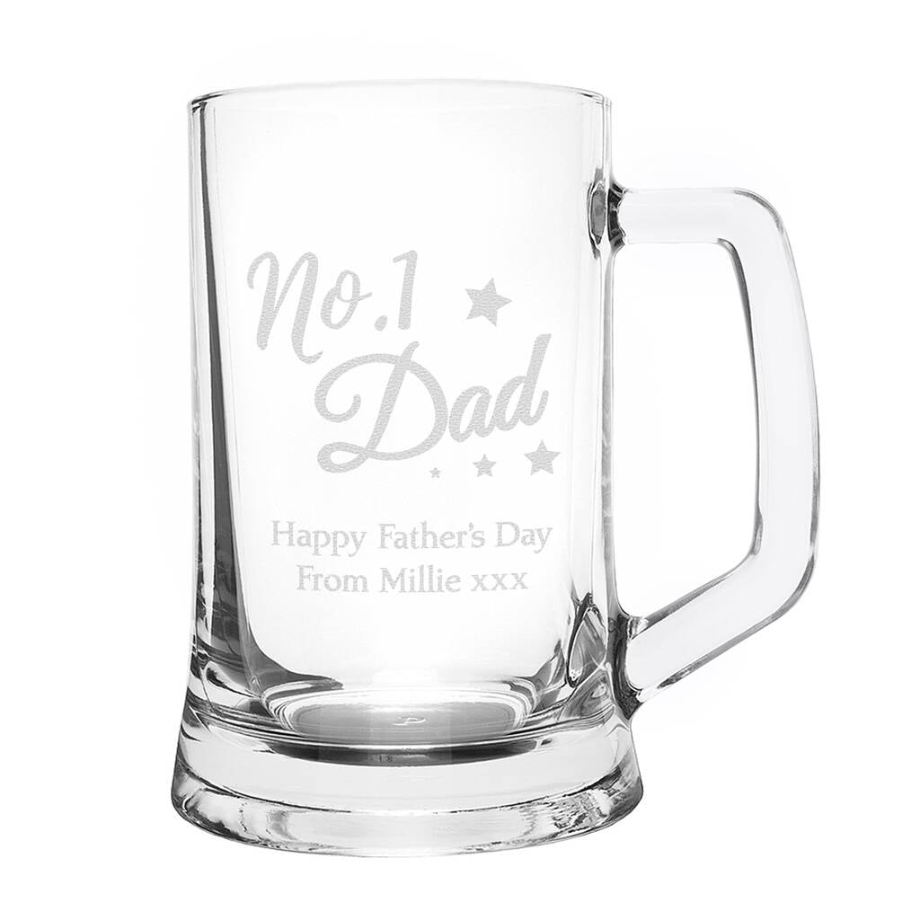 Number One Dad Gifts Beer Tankard Fathers Day