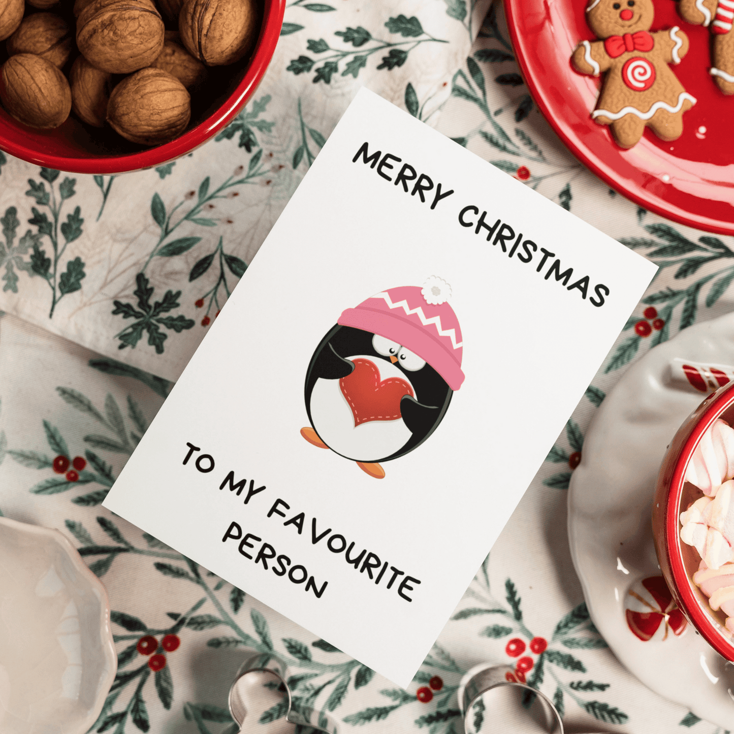 Favourite Person Christmas Card