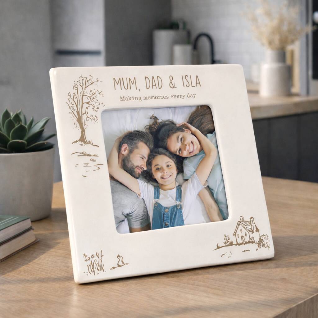 Personalised Ceramic Photo Frame Gift