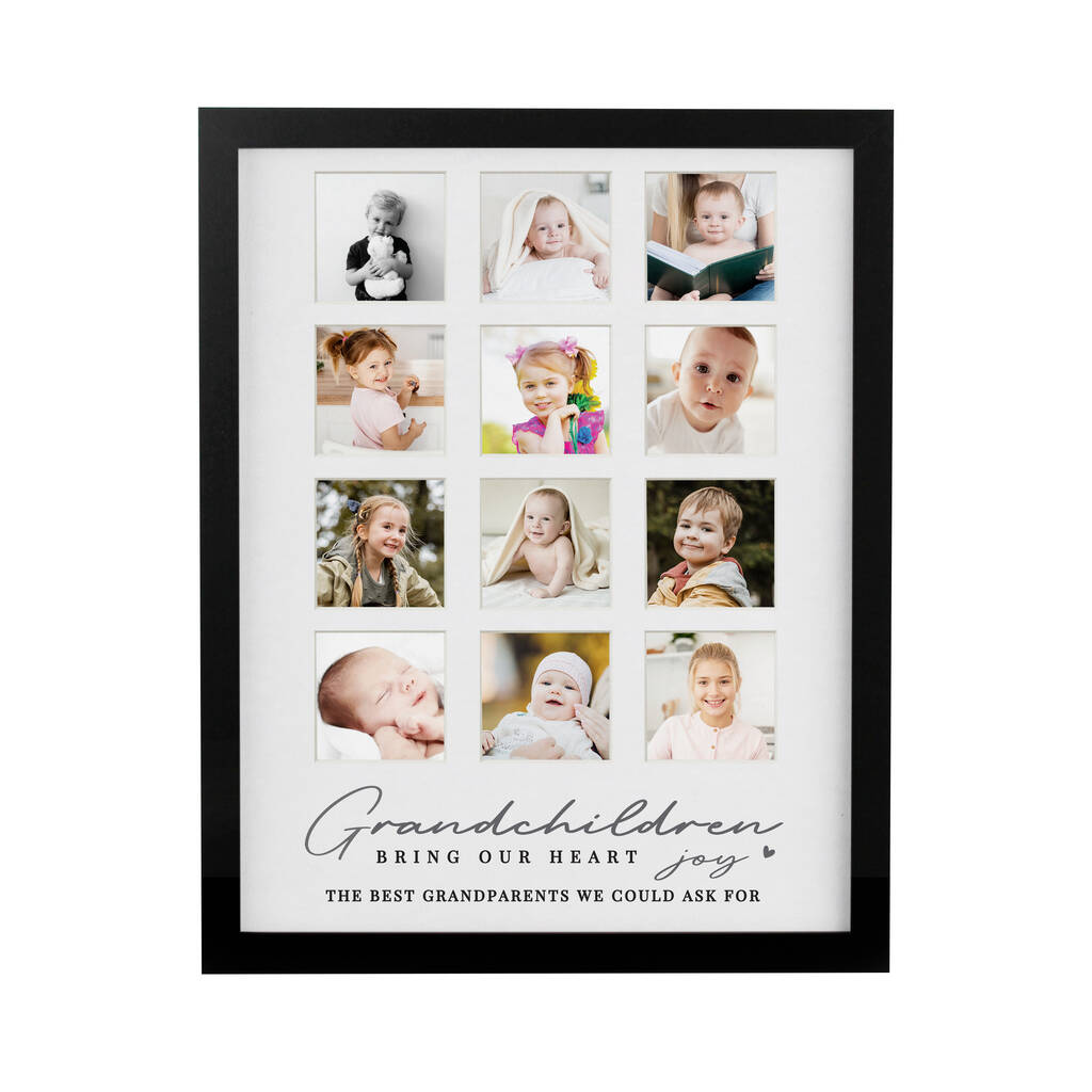 Grandparents Gifts Personalised Grandchildren Photo Frame