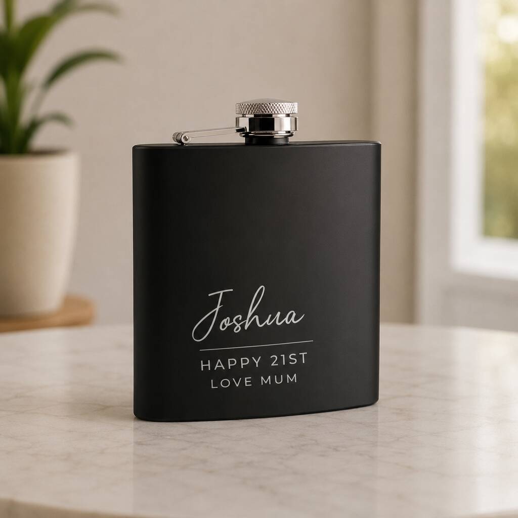 Personalised Groom Hip Flask Best Man Groomsman Gifts