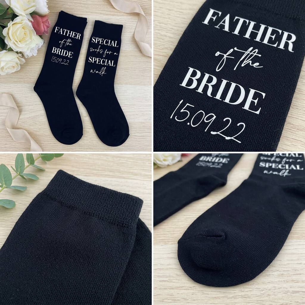 Personalised Groomsmen Gifts Groom Wedding Socks