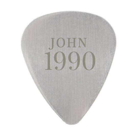 Personalised Guitar Pick Gift
