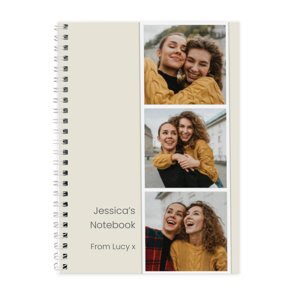Personalised Photo Notebook Gift A5