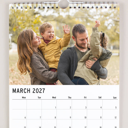 Personalised Photo Wall Calendar Gift