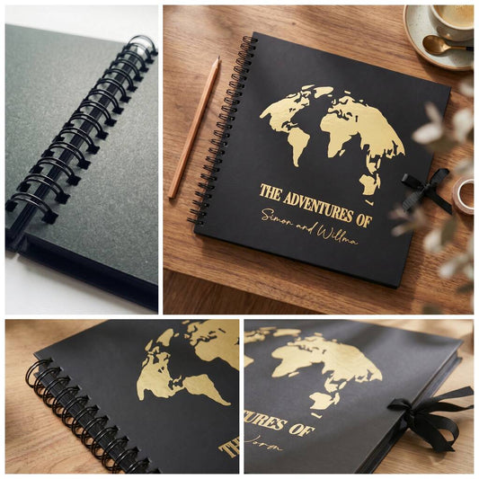 Personalised Travel Scrapbook Anniversary Gift For Travellers