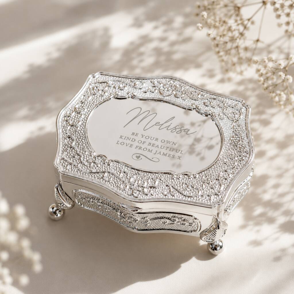 Personalised Trinket Box Gifts For Women And Girls