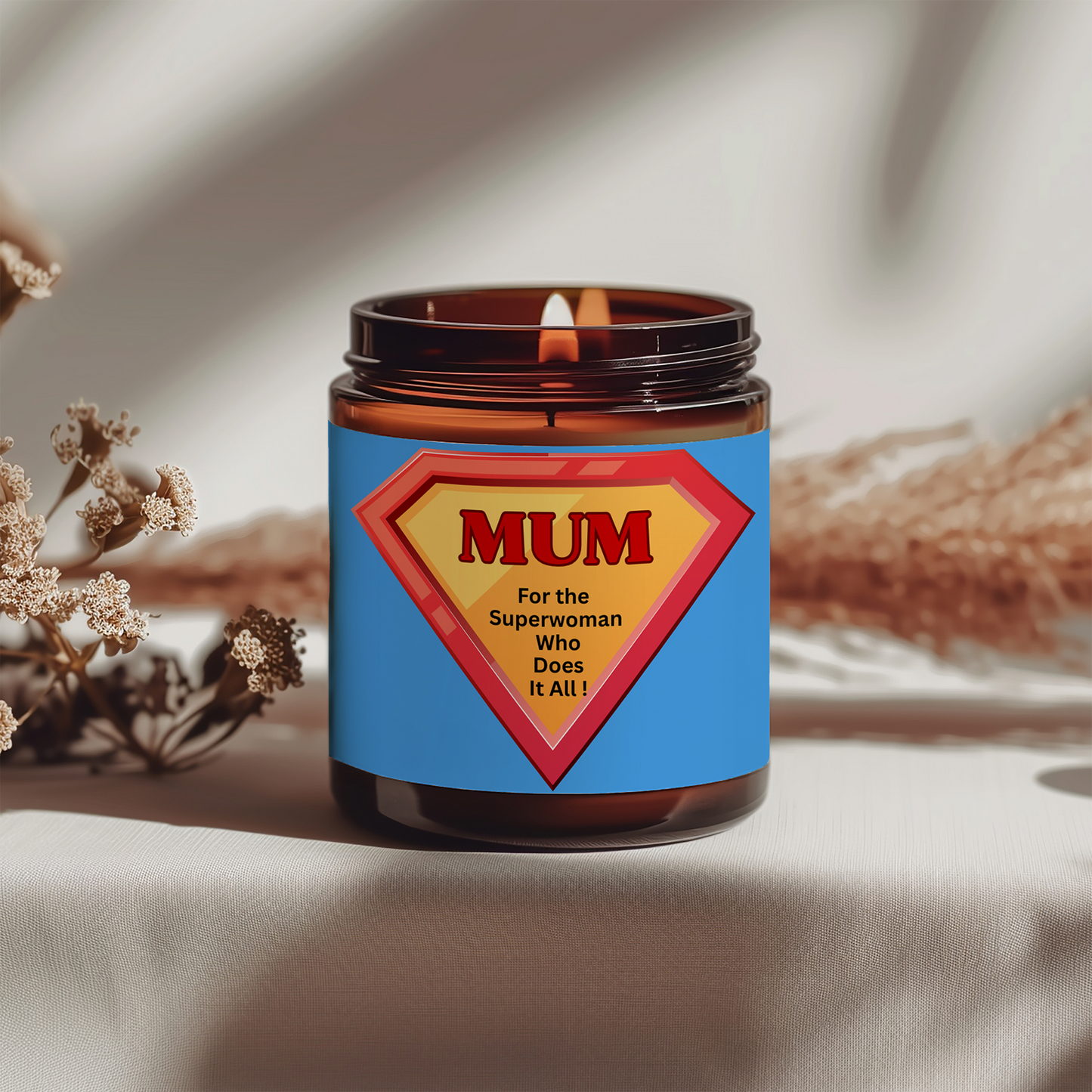 Super Mum Candle