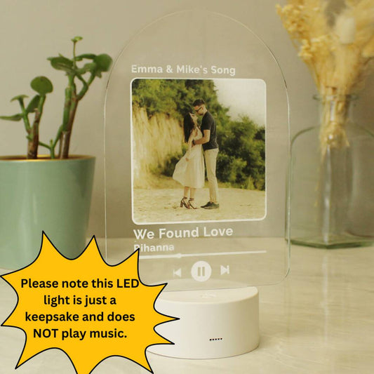 Anniversary Gifts Our Song LED Light Ornament