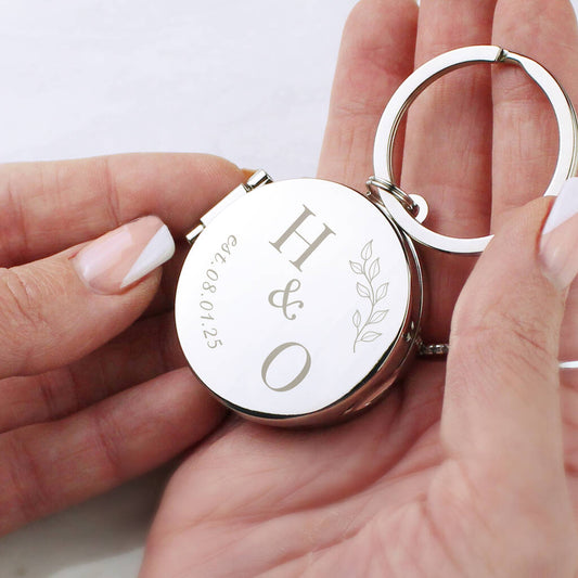 Anniversary Gifts Photo Locket Keyring