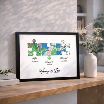 Wedding Anniversary Gifts Couples Love Story Print