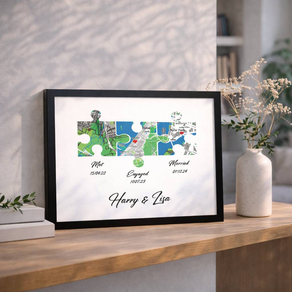 Wedding Anniversary Gifts Couples Love Story Print