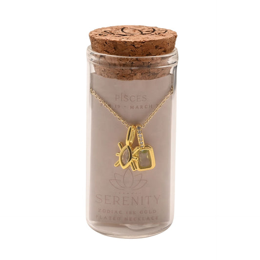 Zodiac 18k Gold Plated Necklace - Pisces