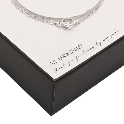 Amore Silver Plated Bracelet - Bridesmaid